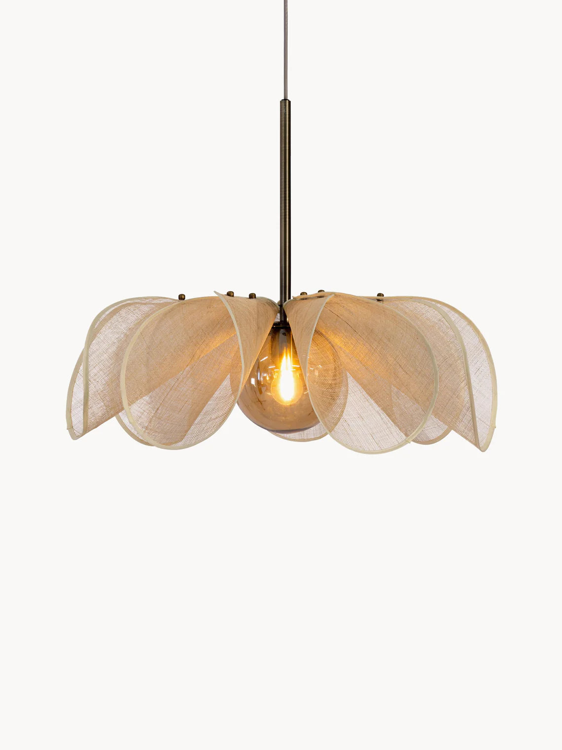 Large Styrka banana fiber hanging light, various sizes