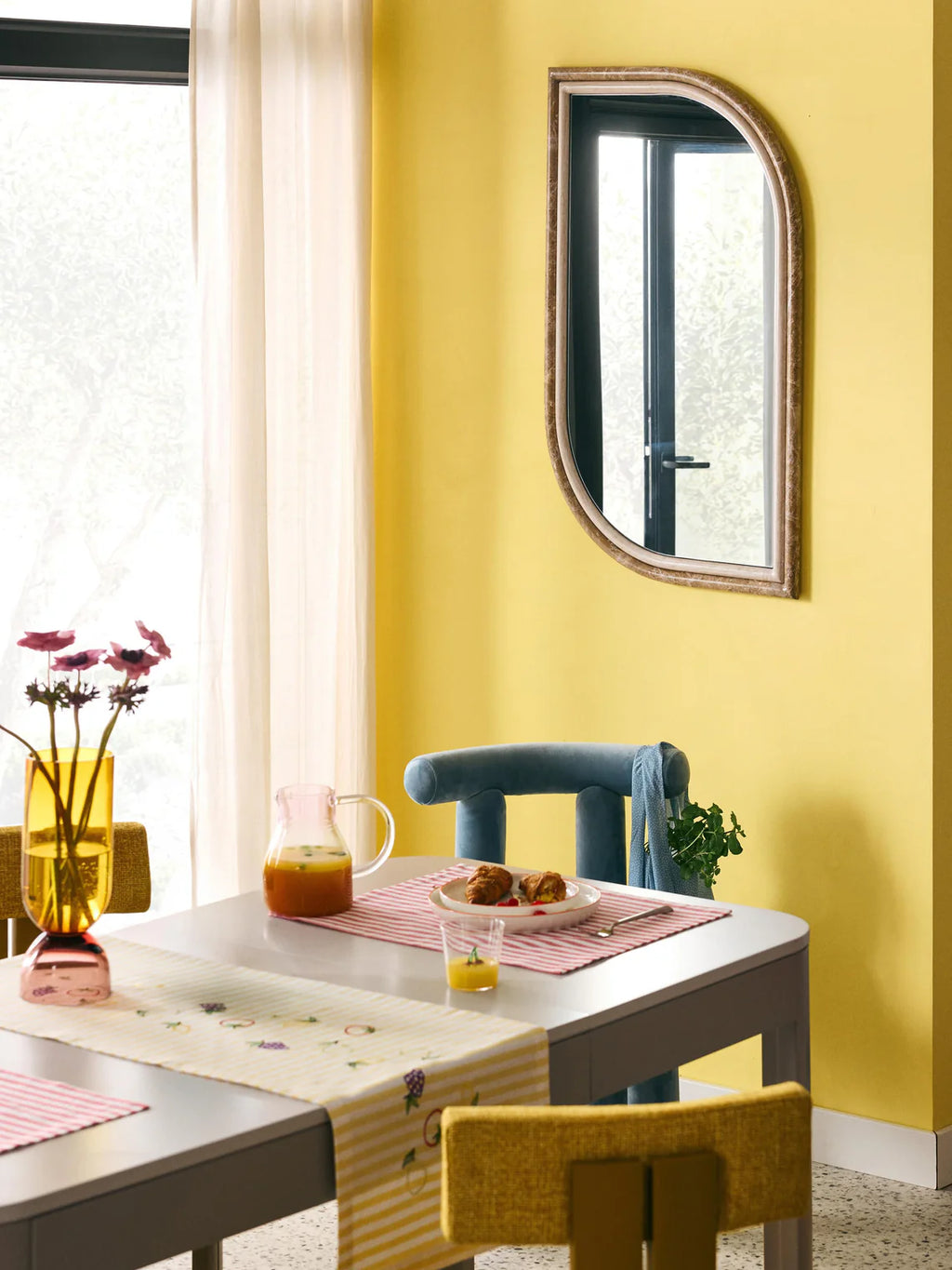 Abam Organic Shaped Wall Mirror