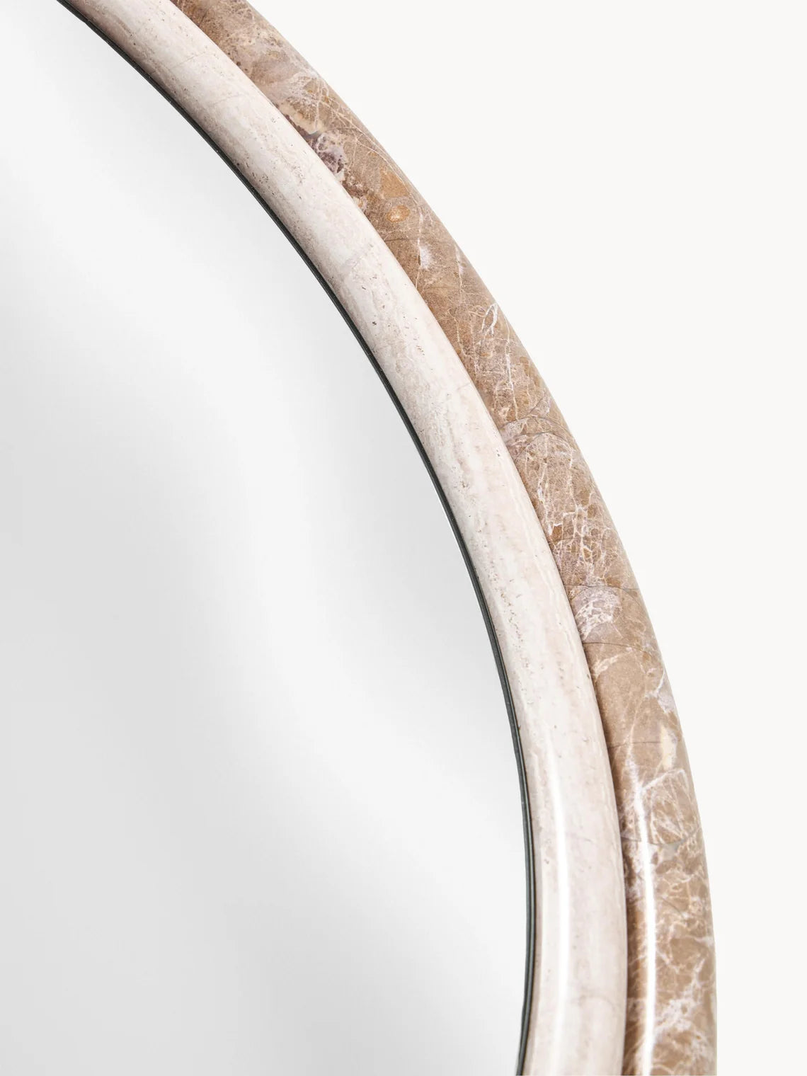 Abam Organic Shaped Wall Mirror