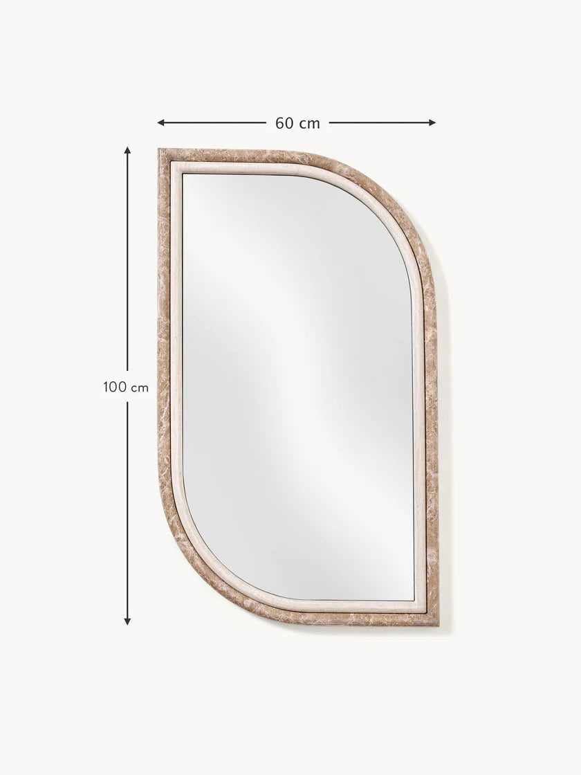 Abam Organic Shaped Wall Mirror