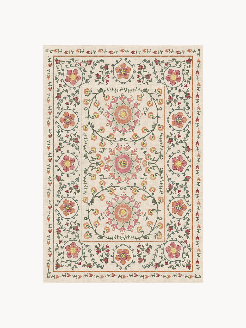 Suzani washable rug