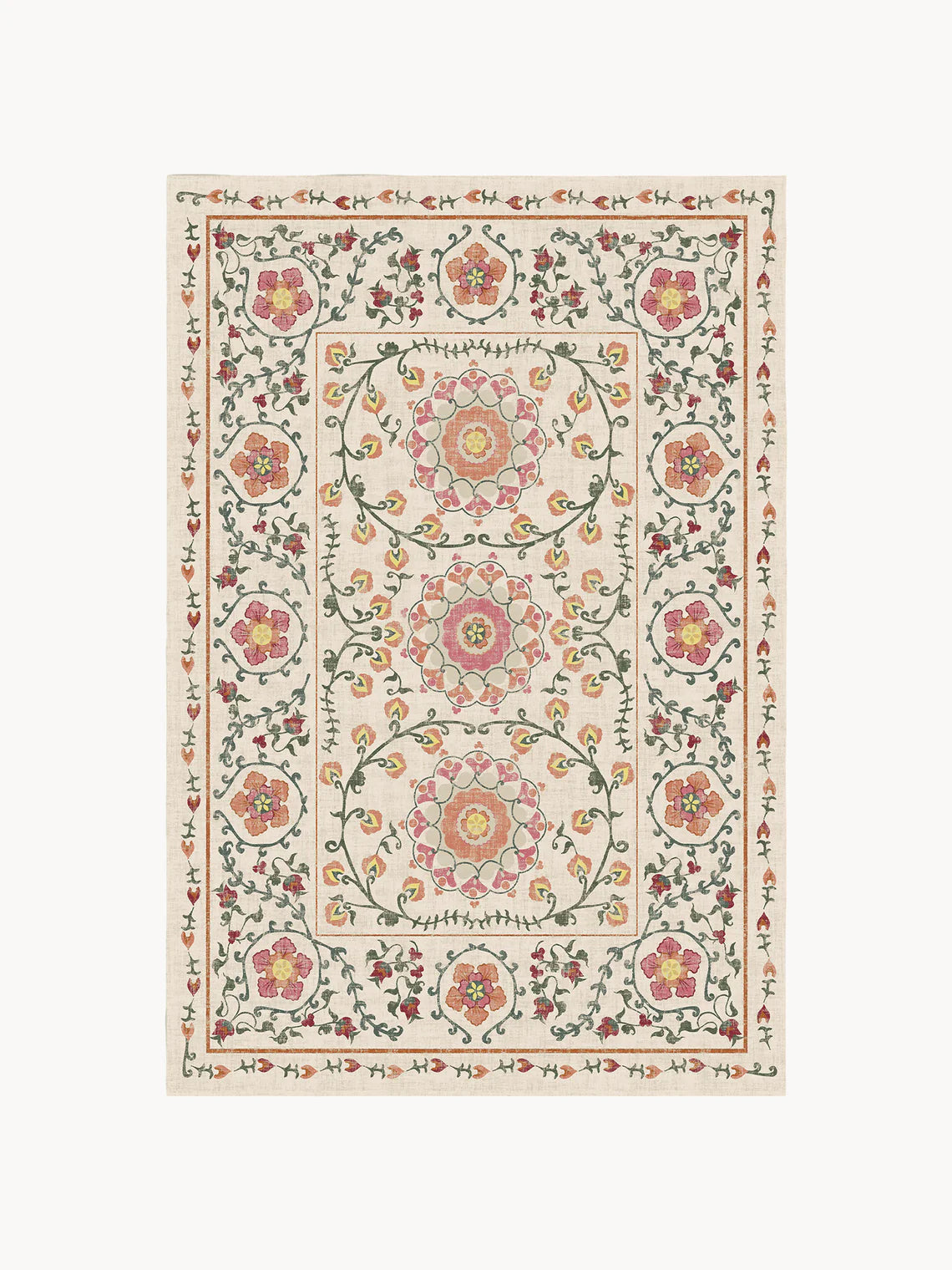 Suzani washable rug
